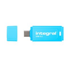 Integral Neon-C INFD128GBNEONCB3.2 lecteur USB flash 128 Go USB Type-C 3.2 Gen 1 (3.1 Gen 1) Noir