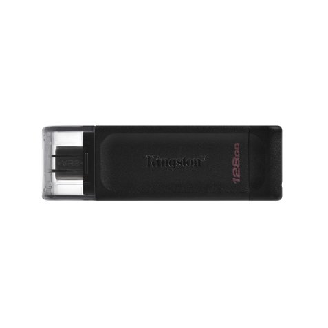 Kingston Technology DataTraveler 70 unidad flash USB 128 GB USB Tipo C 3.2 Gen 1 (3.1 Gen 1) Negro