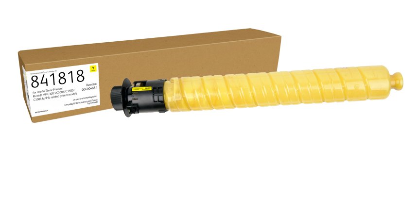 Tóner Everyday™ Amarillo remanufacturado de Xerox es compatible con Ricoh 841818, Capacidad estándar