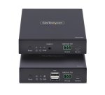 StarTech.com KVM Extender HDMI su Rete IP, Kit Trasmettitore e Ricevitore HDMI 4K 60Hz e USB su Ethernet/Cat6, AVoIP, non Richiede Driver, Kit di Montaggio incluso