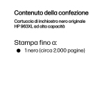 HP Cartuccia di inchiostro nero originale 963XL ad alta capacità