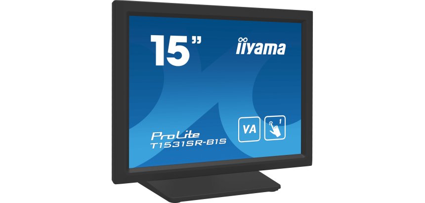 iiyama T1531SR-B1S écran plat de PC 38,1 cm (15") 1024 x 768 pixels XGA LCD Écran tactile Noir
