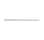 Peignes plastique gbc pour format a4 ï12mm 95 feuilles   coloris blanc boite de 100    unites