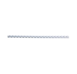 Peignes plastique gbc pour format a4 ï6mm 25 feuilles    coloris blanc boite de 100    unites