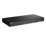 D-Link DMS-1250-12/E commutateur réseau Géré L2 10G Ethernet (100/1000/10000) Noir