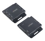 StarTech.com Extendeur HDMI 4K sur Câble Ethernet CAT6/CAT5, Extendeur Vidéo 4K 30Hz ou 1080p 60Hz, Câble HDMI sur Ethernet, Kit Émetteur et Récepteur HDMI, Télécommande IR