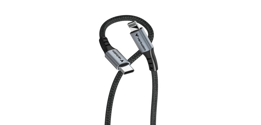 Verbatim 31844 cavo Lightning 1,2 m Nero