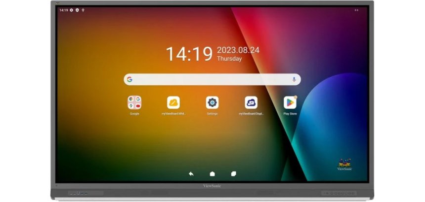 Viewsonic IFP7552-2F tableau blanc interactif 190,5 cm (75") 3840 x 2160 pixels Écran tactile Noir HDMI