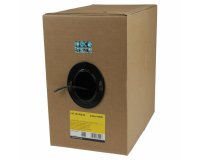 StarTech.com Bulkrol Cat 5e Ethernet kabel - CMR geclassificeerd - 304,8 m - massief - zwart