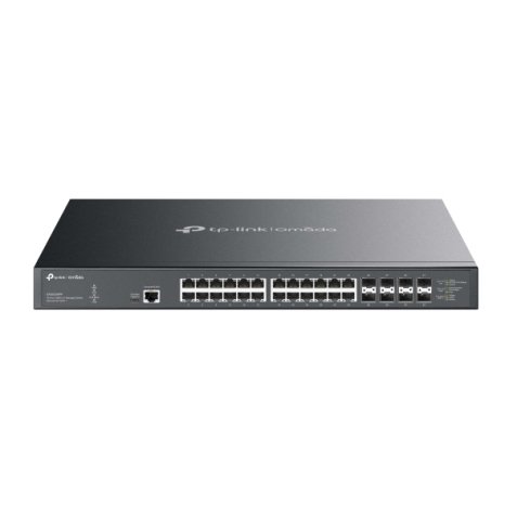 TP-Link Omada SX3832MPP commutateur réseau Géré L2+ 10G Ethernet (100/1000/10000) Connexion Ethernet, supportant l'alimentation via ce port (PoE) DIN rail Noir