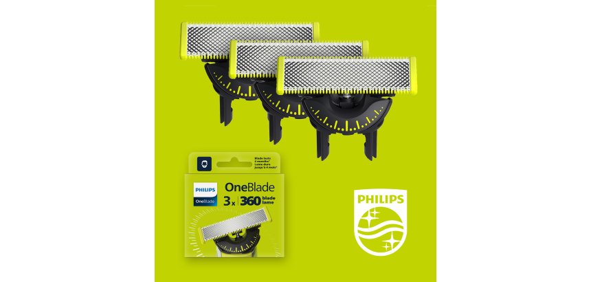 Philips Norelco OneBlade OneBlade QP430/50 Lama di ricambio 360