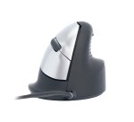 R-Go Tools Souris Ergonomique R-Go HE Break avec logiciel de pause, droiter, moyen (longueur de la main 165-185 mm), filaire, noir