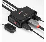 Lindy 42344 interruptor KVM Montaje en rack Negro