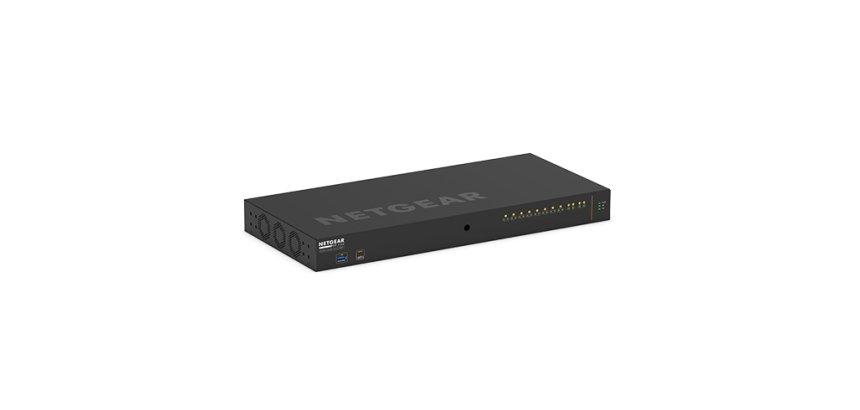 NETGEAR GSM4212PX Géré L2/L3 Gigabit Ethernet (10/100/1000) Connexion Ethernet, supportant l'alimentation via ce port (PoE) 1U Noir