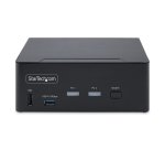 StarTech.com Switch KVM DisplayPort 2 Ports, 8K 60Hz / 4K 144Hz, DP 1.4, 2 Ports USB 10Gbps, 4 Ports USB HID, Commutateur KVM, Commutation par Touches de Raccourci, Conforme TAA