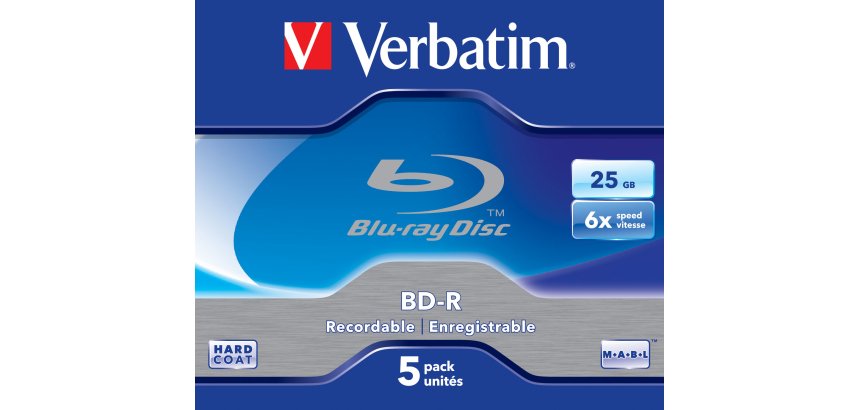Verbatim 43715 disco vergine Blu-Ray BD-R 25 GB 5 pz