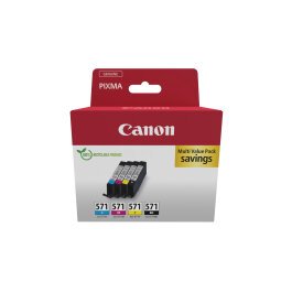 Canon 0386C009 cartuccia d'inchiostro 4 pz Originale Nero, Ciano, Magenta, Giallo