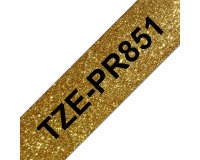 Brother TZE-PR851 nastro per etichettatrice Nero dorato