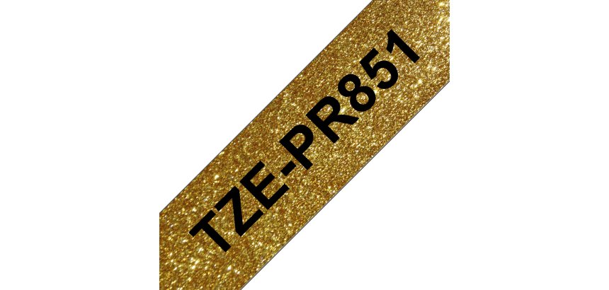 Brother TZE-PR851 nastro per etichettatrice Nero dorato