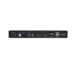 StarTech.com Switch KVM DisplayPort 2 Ports avec Matrice Vidéo Double Vue, 4K 60Hz, Hub 4x Ports USB, Commutateur KVM, Commutation par Touche de Raccourci, Matrice KVM DP 1.2, Conforme TAA