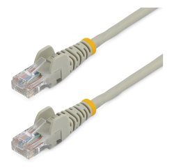 StarTech.com Cable de Red Ethernet 15m UTP Patch Snagless Sin Enganches Cat5e Cat 5e RJ45 - Gris