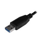 StarTech.com Hub USB 3.0 (5Gbps) à 4 ports avec câble intégré - Noir