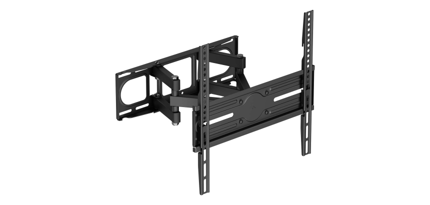 AISENS Soporte eco giratorio, inclinable y nivelable para monitor/TV 40kg de 32-70, Negro