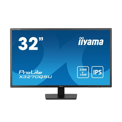iiyama ProLite X3270QSU-B1 Monitor PC 81,3 cm (32") 2560 x 1440 Pixel Wide Quad HD LED Nero