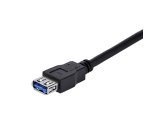 StarTech.com Câble d'extension USB 3.0 (5Gbps) A vers A de 1 m - Rallonge USB A SuperSpeed en noir - M/F