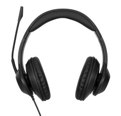Targus AEH102GL casque Avec fil Arceau Appels/Musique USB Type-A Noir