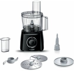 Bosch MultiTalent 3 food processor 800 W 2.3 L Black, Transparent