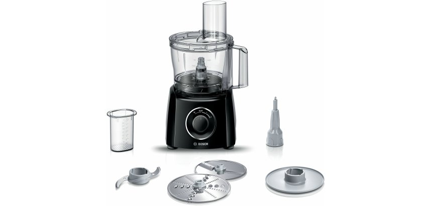 Bosch MultiTalent 3 food processor 800 W 2.3 L Black, Transparent