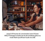 HP Poly Micro-casque Poly Voyager Focus 2 USB-C-C certifié Microsoft Teams + adaptateur USB-C/A +base de chargement