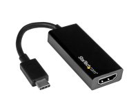 StarTech.com Convertisseur Vidéo USB-C vers HDMI - 4K 30Hz - Compatible Thunderbolt 3 - USB 3.1 Type-C vers HDMI Moniteur Dongle de Voyage Noir
