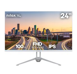 Nilox NXM24FHD100W Monitor PC 60,5 cm (23.8") 1920 x 1080 Pixel Full HD LED Bianco