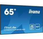 iiyama LH6541UHS-B1AG Écran d'affichage dynamique 163,8 cm (64.5") LCD 500 cd/m² 4K Ultra HD Noir 24/7