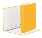 Raccoglitore Meeting - 22 x 30 cm - 4 anelli tondi 30 mm - dorso 4 cm - PP - giallo - Esselte