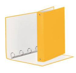 Raccoglitore Meeting - 22 x 30 cm - 4 anelli tondi 30 mm - dorso 4 cm - PP - giallo - Esselte