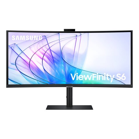 Samsung ViewFinity S6 S65VC écran plat de PC 86,4 cm (34") 3440 x 1440 pixels UltraWide Quad HD LCD Noir