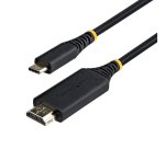 StarTech.com Câble Adaptateur USB-C vers HDMI de 1m, Connecteur HDMI à Verrouillage, 4K 60Hz, Compatible Thunderbolt, HDR, Câble Unidirectionnel pour MacBook, Dell, HP, Lenovo