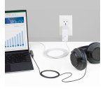 StarTech.com USB-C-Audio- und Ladeadapter - USB-C Audioadapter mit USB-C-Audio-Kopfhörer-/Headset-Anschluss und 60W USB-Typ-C Power-Delivery-Pass-Through-Ladegerät - für USB-C-Telefon/Tablet/Laptop