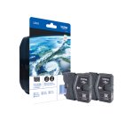 Brother LC985BKBP - 2-pack - black - original - ink cartridge