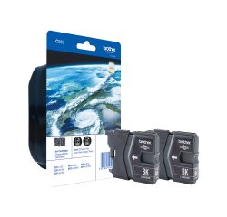 Brother LC985BKBP - 2-pack - black - original - ink cartridge