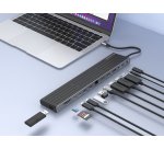 Conceptronic DONN32B replicatore di porte e docking station per laptop Cablato USB 3.2 Gen 1 (3.1 Gen 1) Type-C Grigio, Argento