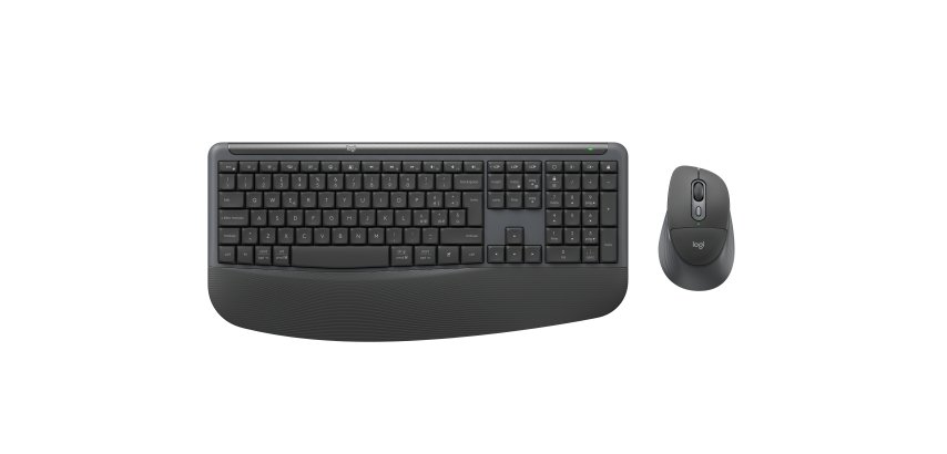 Logitech MK880 Signature Comfort Plus Combo Black (Kit di tastiera e mouse Bluetooth per il massimo comfort tutto il giorno)