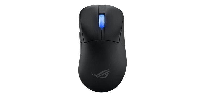 ASUS ROG Keris II Ace Wireless AimPoint Black mouse Gaming Mano destra RF Wireless + Bluetooth + USB Type-A Ottico 42000 DPI
