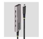 StarTech.com USB-C Hub mit 4 Anschlüssen, 10 Gbps, PD 100 W Aufladung, 4 USB-C Anschlüsse, Überstromschutz, PCR Aluminium, kompatibel mit MacBook / Dell / ThinkPad / HP / iPad / Tablet