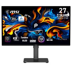 MSI Pro MAX 271UPX12G Monitor PC 67,3 cm (26.5") 3840 x 2160 Pixel UltraWide Full HD QD-OLED Nero