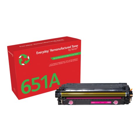 Tóner Everyday™ Magenta remanufacturado de Xerox es compatible con HP 651A 650A 307A (CE343A/CE273A/CE743A), Capacidad estándar