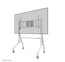 Neomounts FL50-575WH1 Support au sol mobile pour écran 65-115" - installation rapide - TÜV